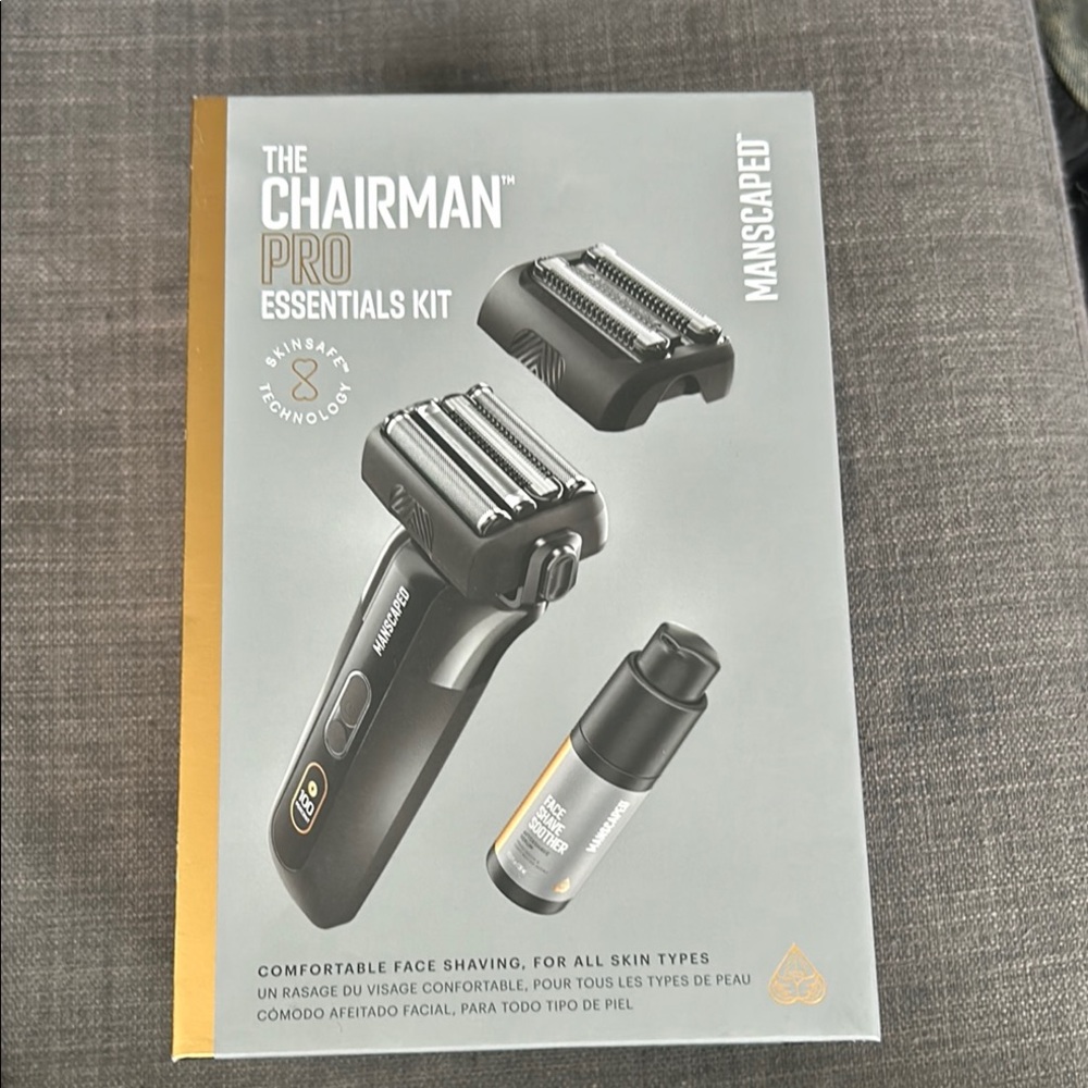 Brand new unopened manscaped chairman pro essentials kit